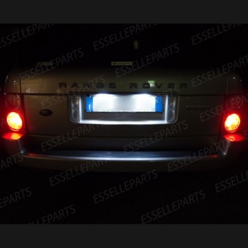 Coppia lampade siluro 6 LED Luci Targa Canbus 6000K Range Rover Fino al 2006
