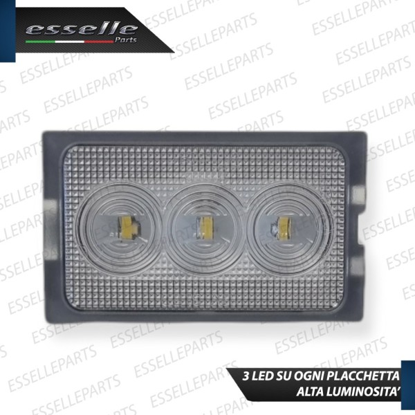 Coppia Placchette Luci Targa LED 6000K CANBUS Land Rover Range Rover 3