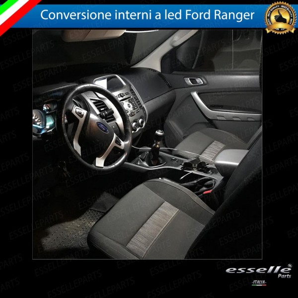 Kit LED Interni Completo 6000K Bianco Canbus Ford Ranger MK4 Pre-Restyling