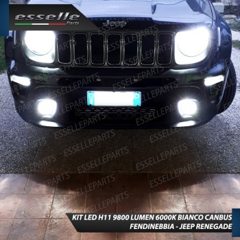 Kit Full LED Fendinebbia H11 9800 Lumen 6000K bianco Per Jeep Renegade Kit Full LED Fendinebbia H11 9800 Lumen 6000K bianco Per Jeep Renegade