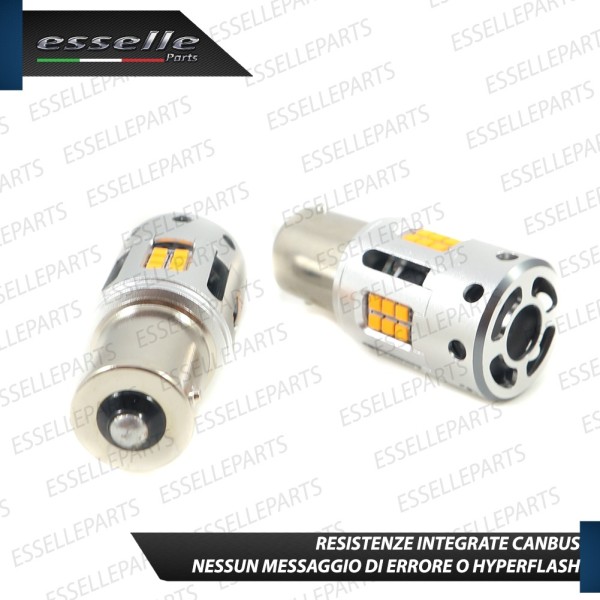 Coppia Frecce Anteriori Py21W 24 LED Canbus 3.0 Per Jeep Renegade Fino Al 2018