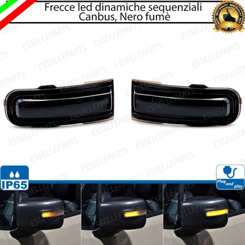 Set Frecce Dinamiche Per Specchietti Laterali Jeep Renegade Nero Fumè