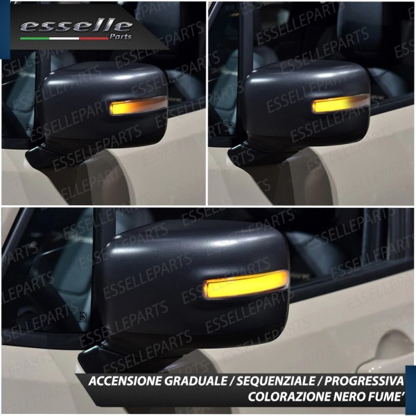 Set Frecce Dinamiche Per Specchietti Laterali Jeep Renegade Nero Fumè
