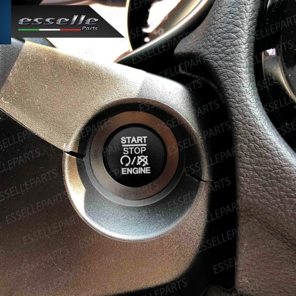 Cover Nero Pulsante Accensione Per Jeep Renegade