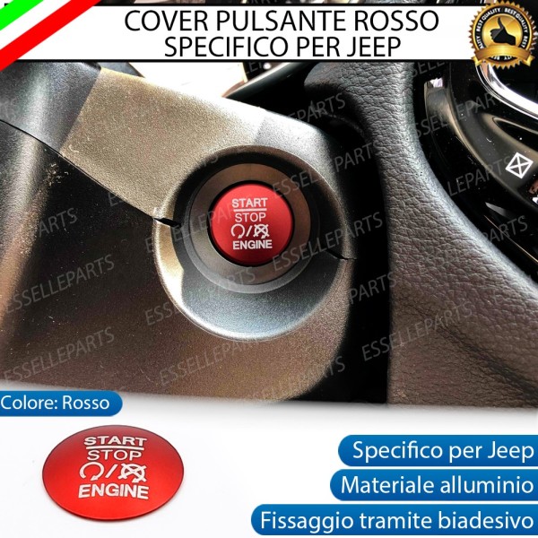 Cover Rosso Pulsante Accensione Per Jeep Renegade