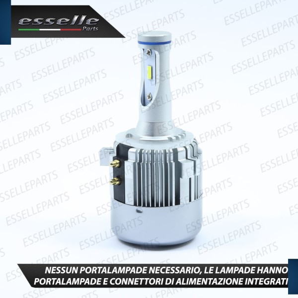 Kit Full LED H7 9800 Lumen 6000K bianco Anabbaglianti VW Scirocco pre-restyling