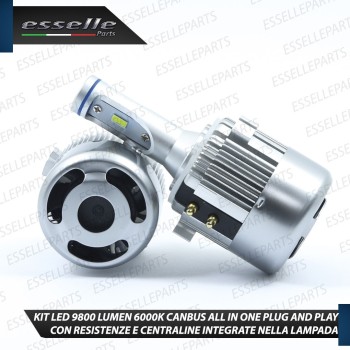 Kit Full LED H7 9800 Lumen 6000K bianco Anabbaglianti VW Scirocco pre-restyling