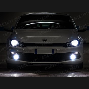 Luci Fendinebbia Hb4 LED 900 Lumen 6000K bianco VW Scirocco Pre-Restyling