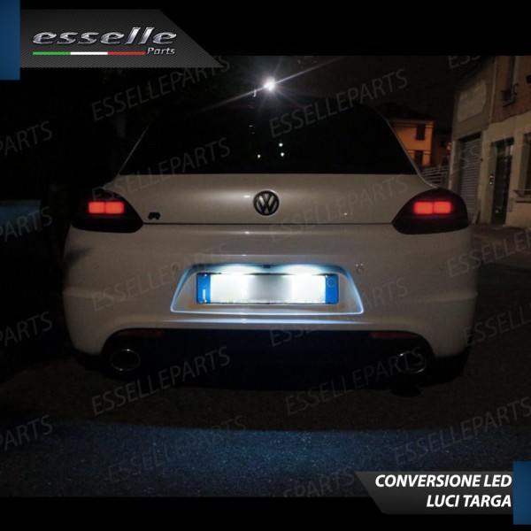 Kit LED Interni + Targa 6000K Bianco Canbus per VW Scirocco Pre-Restyling