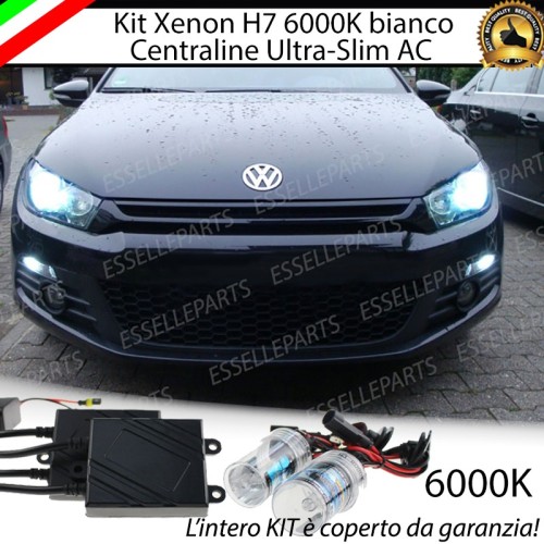 Kit Xenon H7 Anabbaglianti AC 6000K bianco ghiaccio VW Scirocco Pre-Restyling
