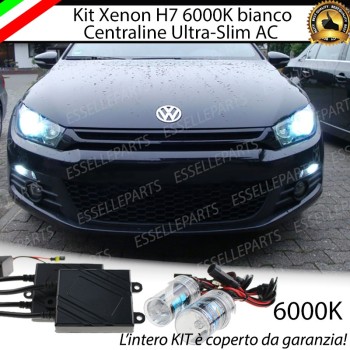 Kit Xenon H7 Anabbaglianti AC 6000K bianco ghiaccio VW Scirocco Pre-Restyling