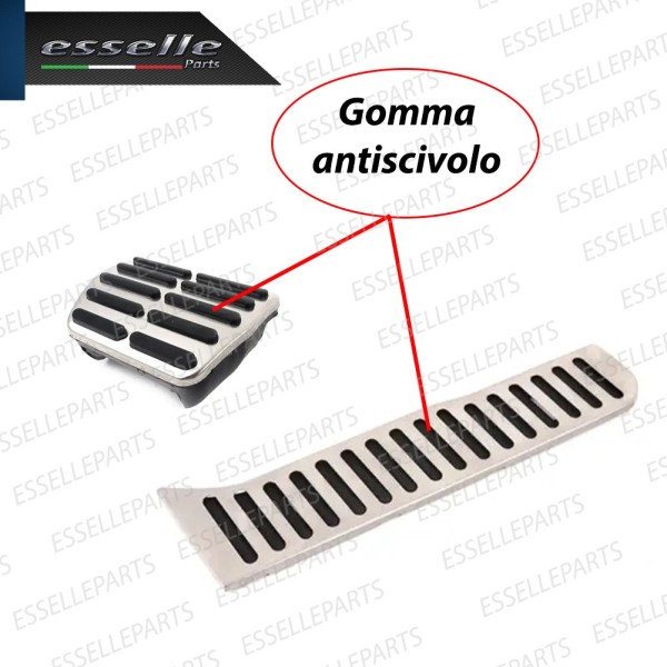 Set Copripedali Pedaliera Per Cambio Automatico Volkswagen Scirocco Pre-Restyling