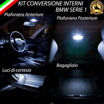 Kit LED Interni Medium 6000K Bianco Canbus Pack Bmw Serie 1 E87 E88 E81 E82