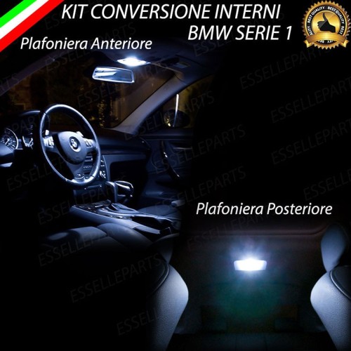 Kit LED Interni basic Pack 6000K Bianco Canbus Bmw Serie 1 E87 E88 E81 E82