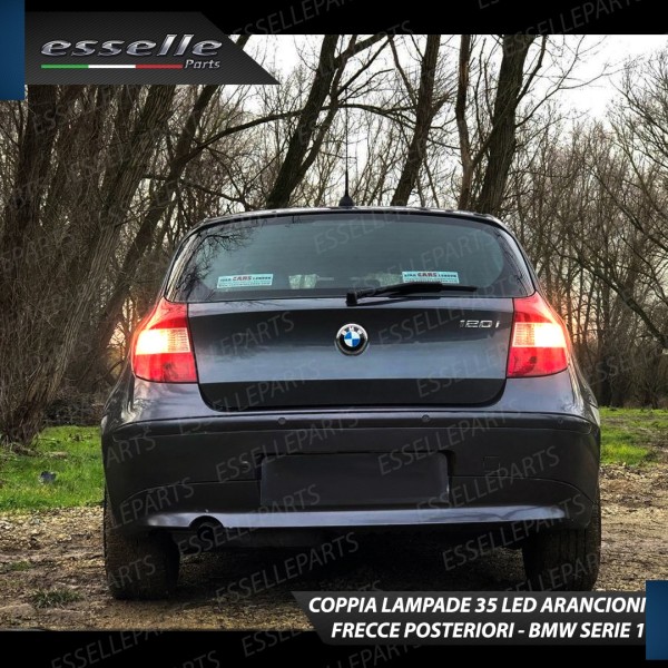 Coppia Frecce Posteriori Py21W 35 LED Canbus Bmw Serie 1 E87