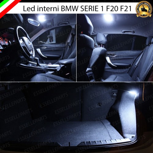 Kit LED Interni Medium Pack 6000K Luce Bianca Canbus Bmw Serie 1 F20 F21