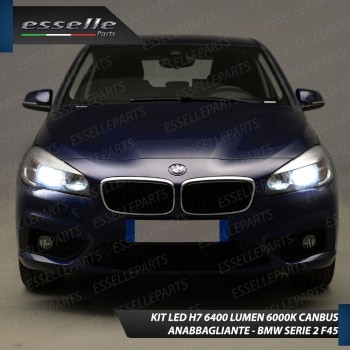 Conversione Fari Full LED Bmw Serie 2 Active Tourer F45 6000K Bianco