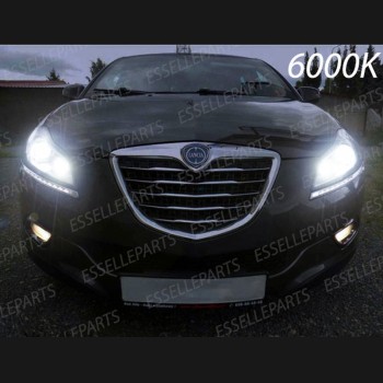 Kit Full LED H7 6400 Lumen 6000K bianco Abbaglianti Lancia Delta Con Fari Alogeni