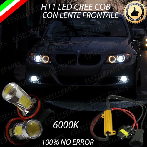 Luci Fendinebbia H11 LED 900 Lumen 6000K bianco Bmw Serie 3 E90 E91