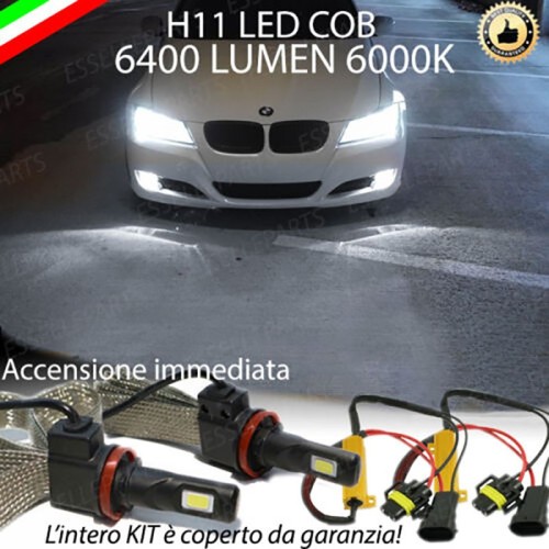 Kit Full LED H11 Fendinebbia 6400 Lumen 6000K bianco Bmw Serie 3 E90 E91