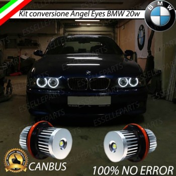 Kit Angel Eyes A Led Cree Canbus 6000k bianco Per BMW Serie 5 E39 Fino al 08/2000