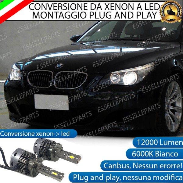 Per Modelli Dal 2003 Al 2004 Coppia Lampade D2S LED Da Xenon A LED 12000 Lumen 6000K Bmw Serie 5 E61