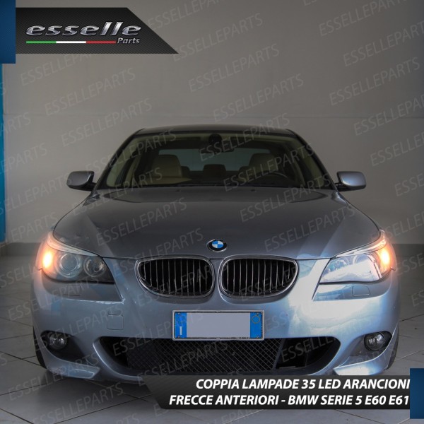Coppia Frecce Anteriori Py21W 35 LED Canbus Bmw Serie 5 E60