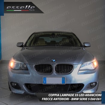 Coppia Frecce Anteriori Py21W 35 LED Canbus Bmw Serie 5 E60