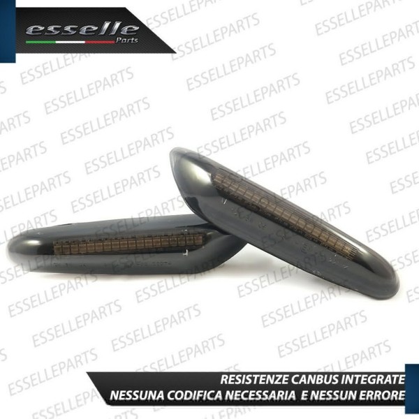 Placchette Dinamiche Laterali Nere 18 LED Frecce Bmw Serie 5 E60 E61