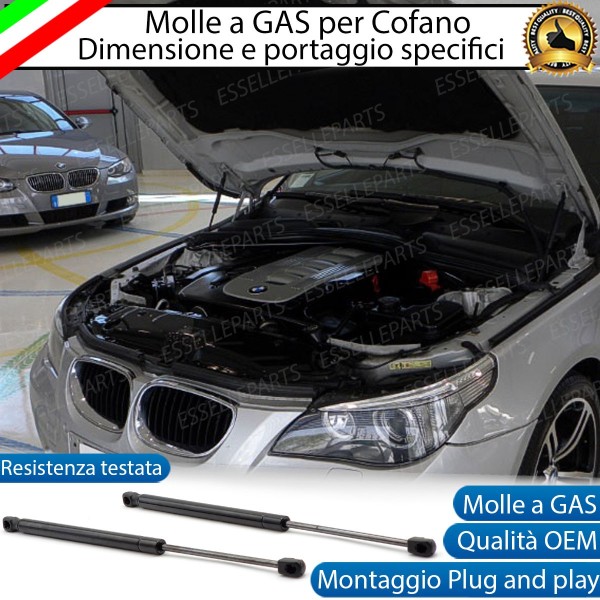 Ammortizzatori Molle A Gas Pistoncini Cofano Anteriore Bmw Serie 5 E60 E61