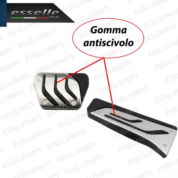 Set Copripedali Pedaliera Per Cambio Automatico Bmw Serie 6 E63 E64 Fino al 2005