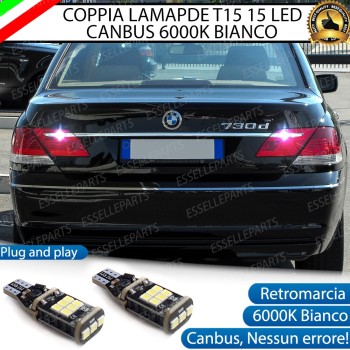 Lampade Retromarcia a Led Bmw Serie 7 E65 E66 Fino al 2005