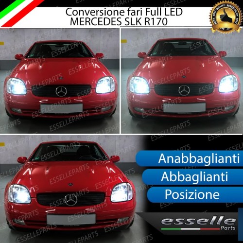 Conversione Fari Full LED Mercedes Slk R170 Fino Al 2000 6000K Bianco Canbus