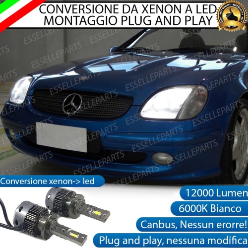 Coppia Lampade D2R LED Da Xenon A LED 12000 Lumen 6000K Mercedes Slk R170