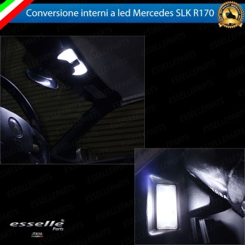 Kit LED Interni Completo 6000K Bianco Canbus per Mercedes SLK R170 Fino al 2000