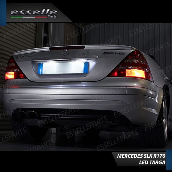 Kit LED Interni + Targa 6000K Bianco Canbus per Mercedes SLK R170 Fino al 2000