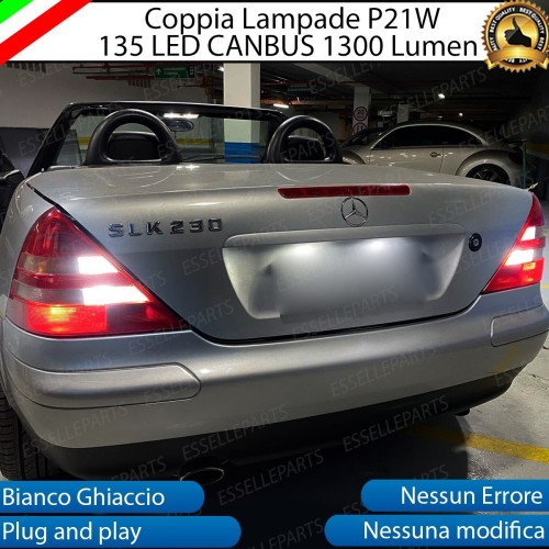 Coppia Lampade Retromarcia P12W Canbus 3.0 LED Da 135 LED 6000K Bianco Mercedes Slk R170