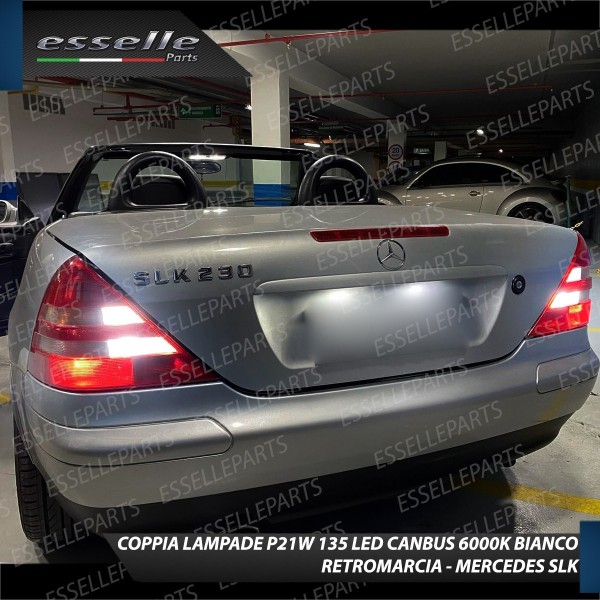 Coppia Lampade Retromarcia P12W Canbus 3.0 LED Da 135 LED 6000K Bianco Mercedes Slk R170