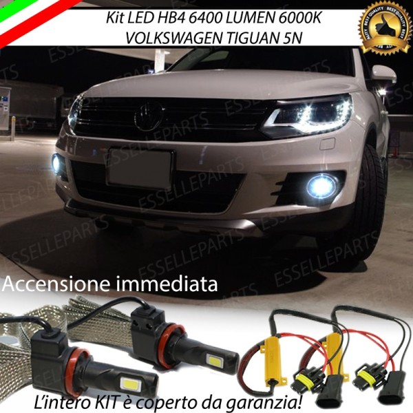 Kit Full LED Hb4 6400 Lumen 6000K bianco Fendinebbia VW Tiguan 5N