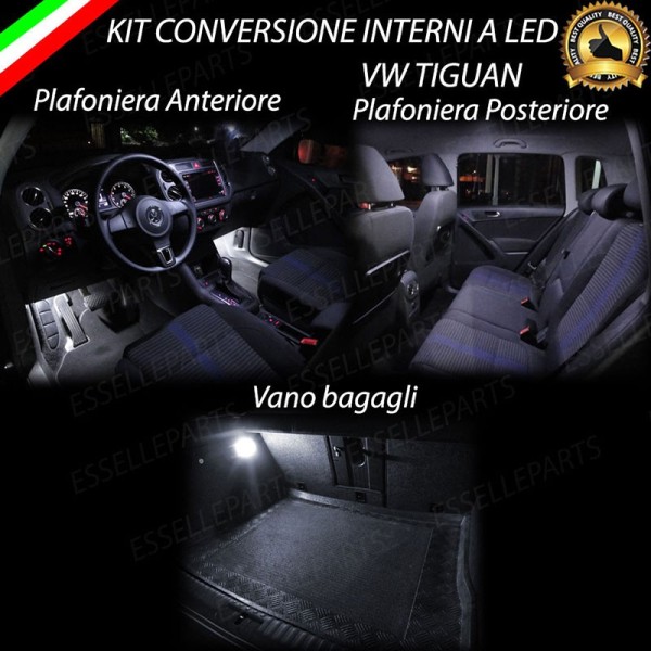 Kit LED Interni basic Pack 6000K Canbus VW Tiguan 5N Pre-Restyling FINO AL 2008