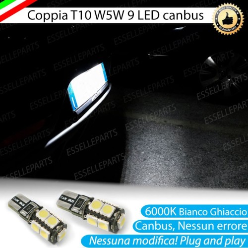Coppia LED Luci Targa 9 LED CANBUS 6000K Ford Tourneo Custom