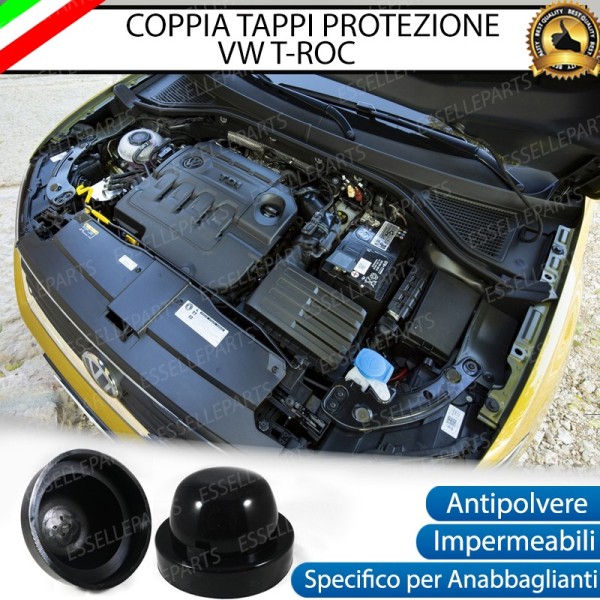 Coppia Tappi Coprifaro Maggiorati Posteriori Anabbaglianti Vw T-Roc