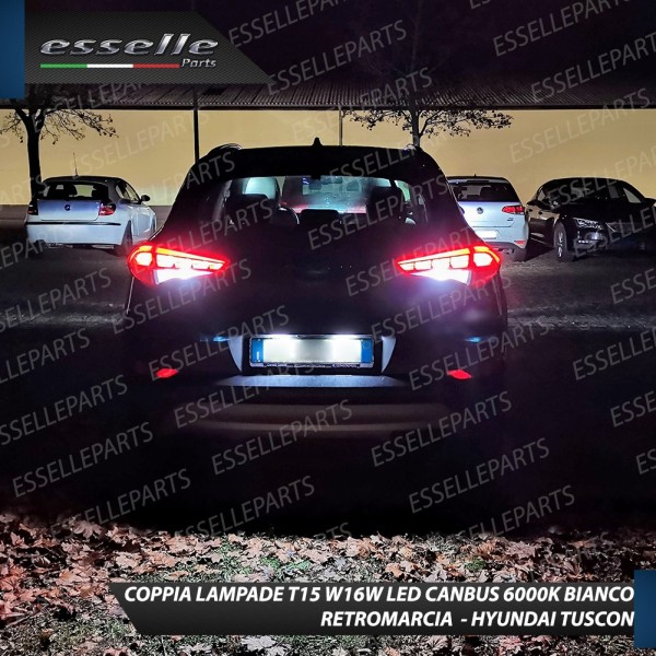 Coppia Lampade LED Retromarcia 13 LED Canbus 6000K Hyundai Tucson MK3 Pre-Restyling