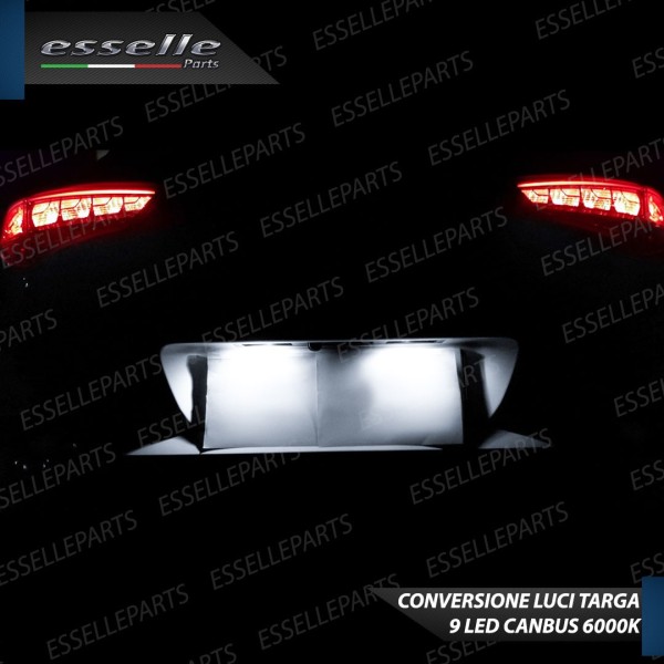 Coppia Luci Targa T10 9 LED canbus 6000K Bianco Hyundai Tucson MK3 Pre-Restyling