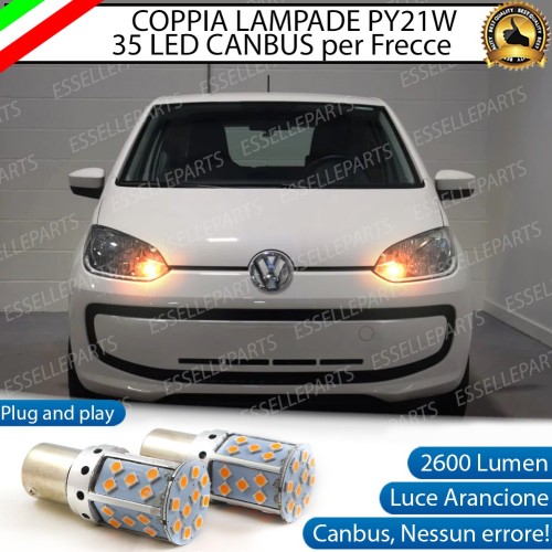 Coppia Frecce Anteriori Py21W 35 LED Canbus Volkswagen Up