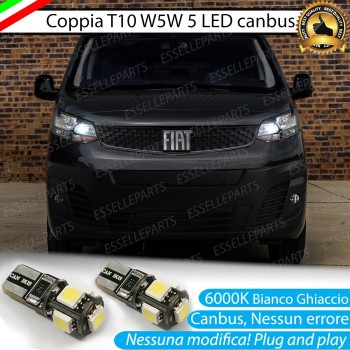 Coppia Luci Posizione T10 W5W 5 LED Canbus Opel Vivaro 3 Coppia Luci Posizione T10 W5W 5 LED Canbus Opel Vivaro 3