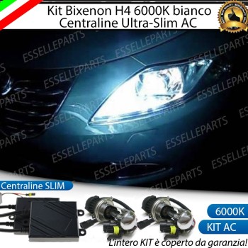 Kit Xenon H4 6000K Bianco Centraline Slim Lancia Ypsilon 846 Pre-Restyling