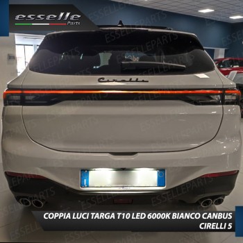 Luci targa 9 LED Canbus CIRELLI 5 Luci targa 9 LED Canbus CIRELLI 5