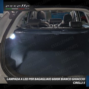 Lampada Luce LED Bagagliaio per CIRELLI 5 LED Canbus 6000K Bianco Ghiaccio Lampada Luce LED Bagagliaio per CIRELLI 5 LED Canbus 6000K Bianco Ghiaccio