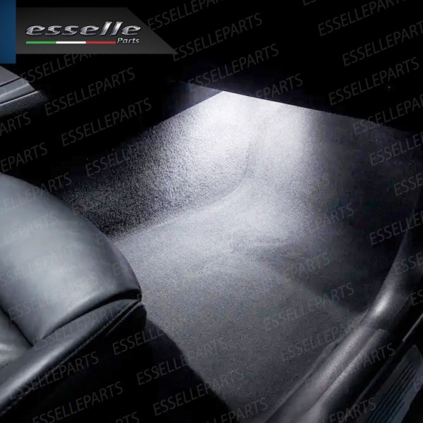 Coppia placchette LED Vano Piedi da 18 Led 6000K bianco ghiaccio Mini One R50